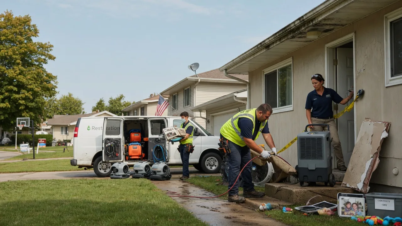 Water Damage Restoration in Deputy, IN near me